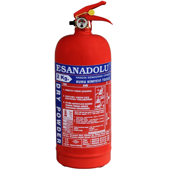 Es Anadolu Yangın Söndürme Tüpü 2 Kg ürün görseli 1