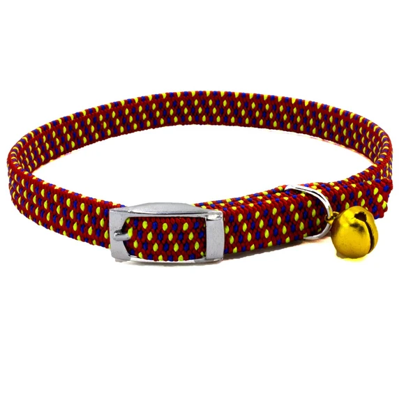 Cattie Ayarlanabilir Elastik Kedi Boyun Tasması 1 cm x 30 cm Kırmızı - 2