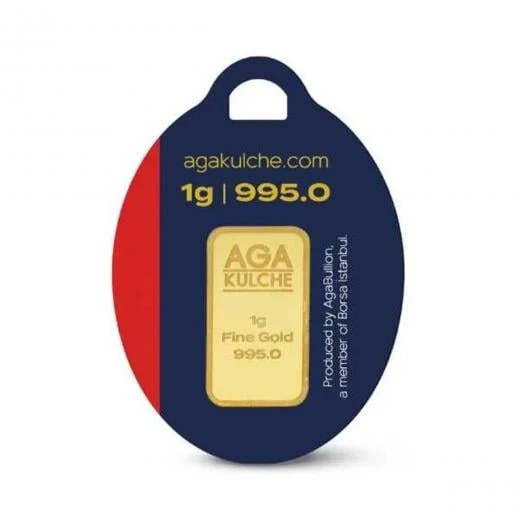 AgaKulche 1 gr 995.0 24 Ayar Külçe Altın