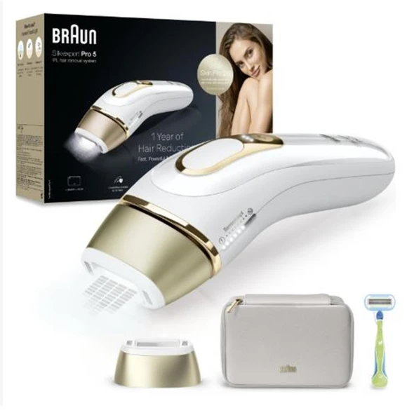 Braun IPL Silk·expert Pro 5, Evde Tüy Alma, Çanta, 1 Başlık ile, PL5052