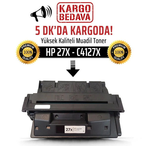 HP C4127X(27X) / C8061X Muadil Toner /NP/4000/4000N/4050/4050SE/4050TN