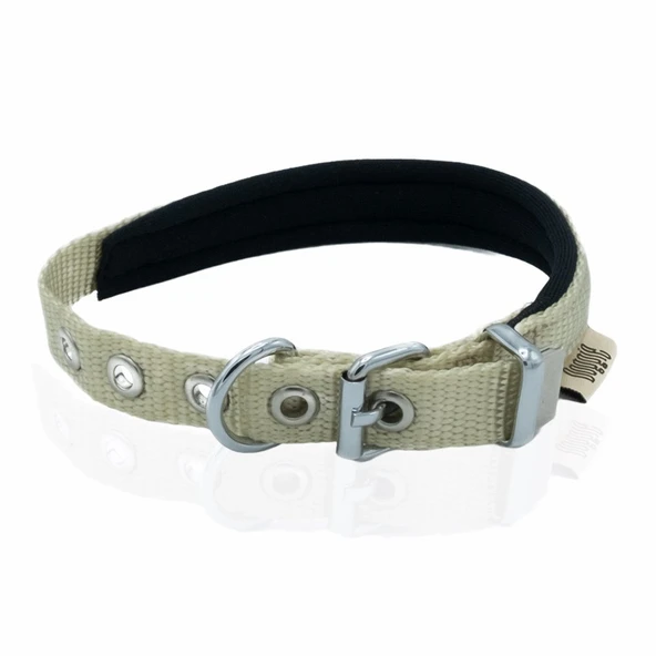 Doggie Softlu Köpek Boyun Tasması 2 cm 30-36-40 cm Haki