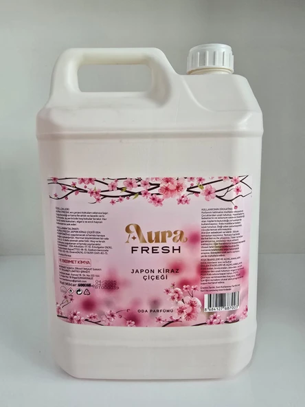 Aura Fresh Bermet Kimya Japon Kiraz Çiçeği Oda Spreyi | 5 Litre