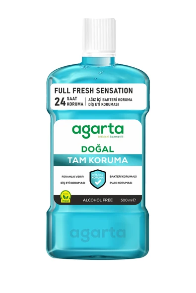 Agarta Ağız Bakım Suyu Tam Koruma  Alkolsüz 500 Ml - 2