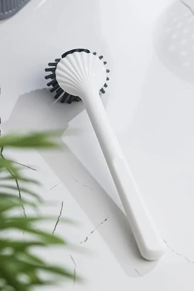 Redrose Gp-155 Beyaz Silikon Başlıklı Bulaşık Yıkama Ve Lavabo Temizleme Mutfak Tezgah Fırçası ürün görseli