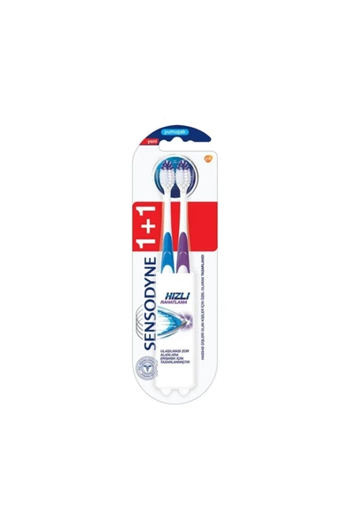 SENSODYNE Diş Fırçası Hızlı Rahatlama Soft 1+1