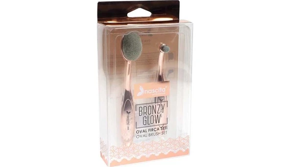 NASCİTA Tx Bronzy Glow Oval Fırça Seti 2'li 8680742415847 Tex Yeni Model Desen 721051