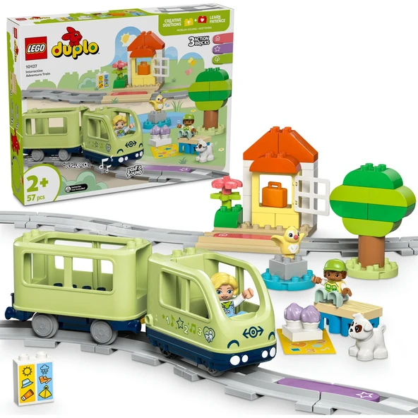 Lego Duplo Kasabası İnteraktif Macera Treni 10427 - Yapım Seti (57 Parça)