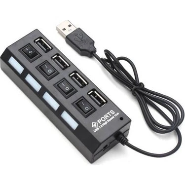 Usb 2.0 Anahtarlı 4 Port Usb Hub - 2