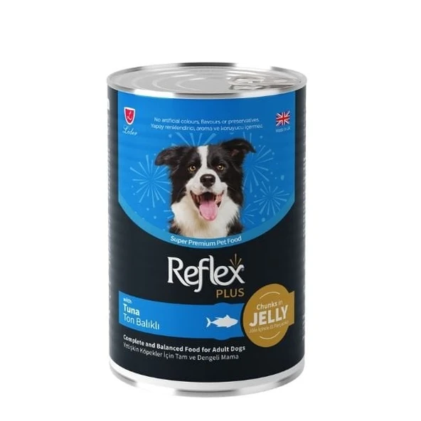 Reflex Plus Jöle İçinde Ton Balıklı Yetişkin Konserve Köpek Maması 400 Gr