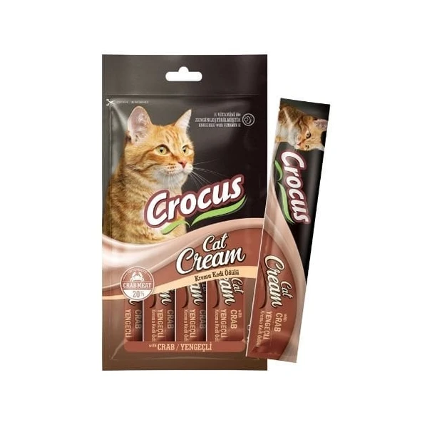 Crocus Yengeçli Sıvı Kedi Ödül Maması 15 Gr 4 Adet