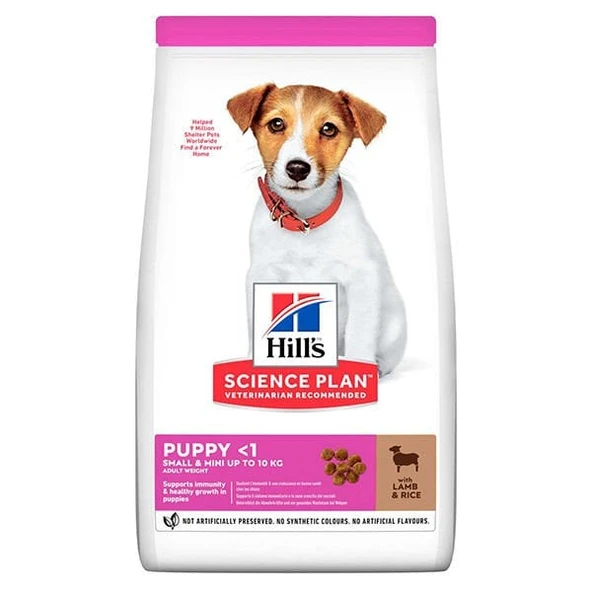 Hills Puppy Small & Mini Kuzu Etli Küçük Irk Yavru Köpek Maması 1.5 Kg