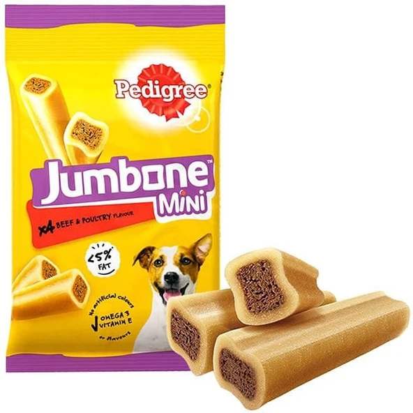 Pedigree Jumbone Mini Beef Köpek Ödül Maması 160 Gr