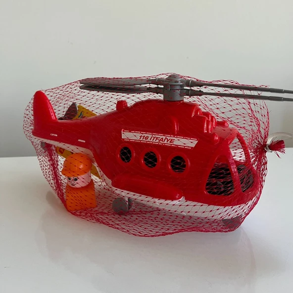 İftaiye Helikopteri Adamlı | 27x12 Cm | Mavi Su Dünyası - 2