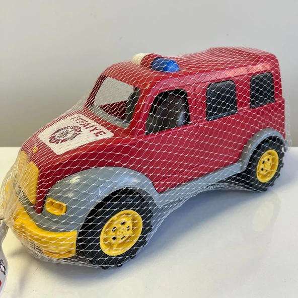 Kırmızı Renkli İtfaiye Arabası | 27x14 Cm | Mavi Su Dünyası - 2