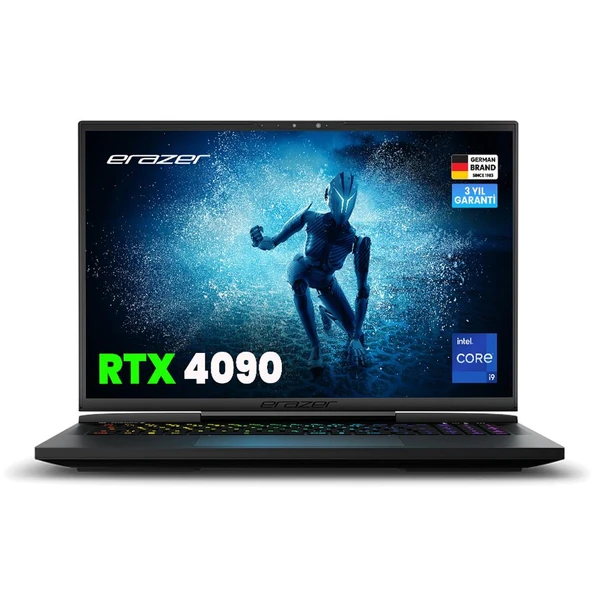 Erazer Beast X40 MD62753 Intel Core i9-14900HX 32GB 2TB SSD RTX4090 Freedos 17" QHD+ 240Hz Oyun Bilgisayarı