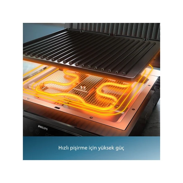 Philips HD6307/70 Izgara ve Tost Makinesi - 3