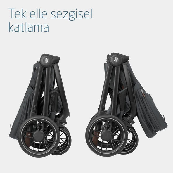 Maxi-Cosi Oxford-Pebble 360 Pro Çift Yönlü Seyahat Sistem Bebek Arabası Twillic Graphite - 7