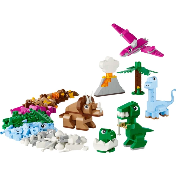 Lego Classic Yaratıcı Dinozorlar 11041 - 5 Yaş ve Üzeri Yapım Seti (450 Parça) - Resim 2