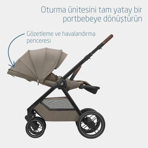 Maxi-Cosi Oxford-Pebble 360 Pro Çift Yönlü Seyahat Sistem Bebek Arabası Twillic Turffle - 6