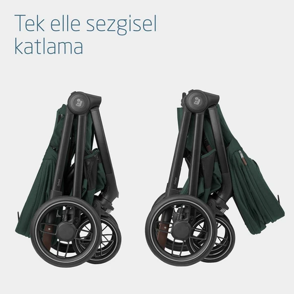 Maxi-Cosi Oxford-Pebble 360 Pro Çift Yönlü Seyahat Sistem Bebek Arabası Twillic Green - 7