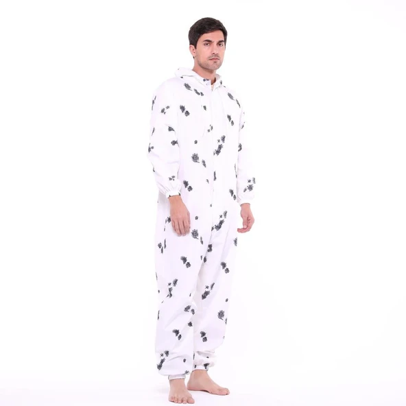 Single Sword Outdoor Kar Elbisesi & Beyaz Kamuflaj - 3