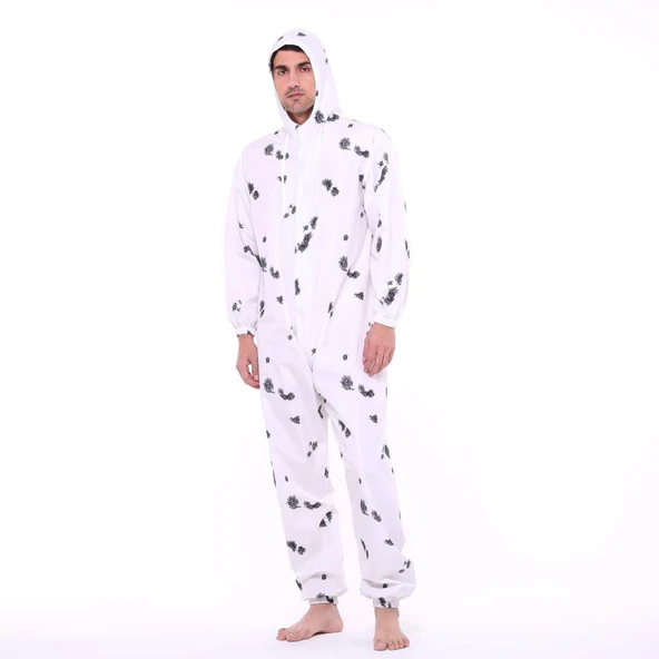 Single Sword Outdoor Kar Elbisesi & Beyaz Kamuflaj - 8