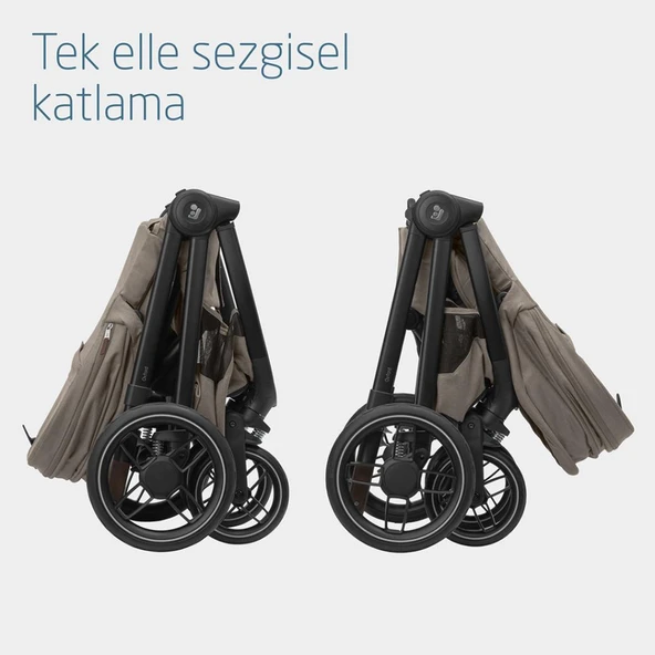 Maxi-Cosi Oxford-Pebble 360 Pro Çift Yönlü Seyahat Sistem Bebek Arabası Twillic Turffle - 7