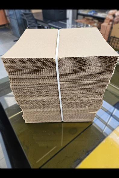 Karton Levha 35 x 40 cm. x 100 Adet Ürün Ambalaj Malzemesi Kutu E Ticaret Paketleme Düz Levha Karton
