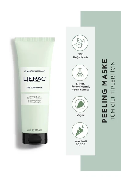 Lierac The Scrub Mask Temizleyici Peeling Maske 75 ml - 3