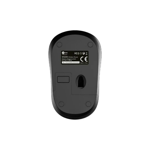 Lenovo Lecoo WS206 Kablosuz Mouse Siyah - 6