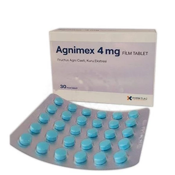 Agnimex 4mg 30 Tablet Hayıt Ekstresi ürün görseli