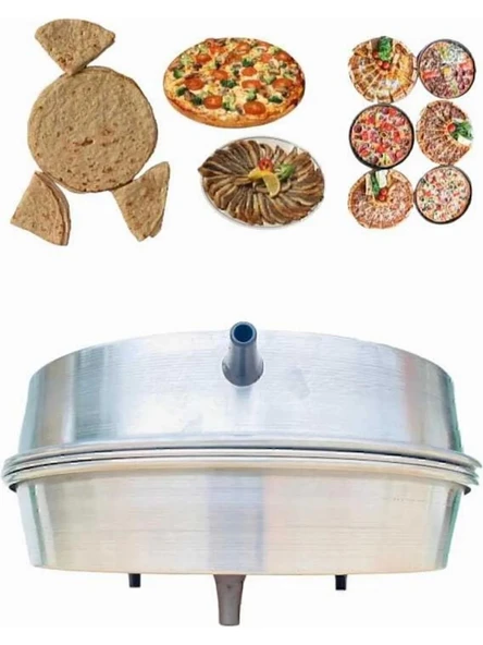 Elektrikli Tandır | Ekmek Yapma Makinesi Çok Amaçlı Pişirici | Yeni Nesil Topraklı Kablo katmer büyük boy - 4