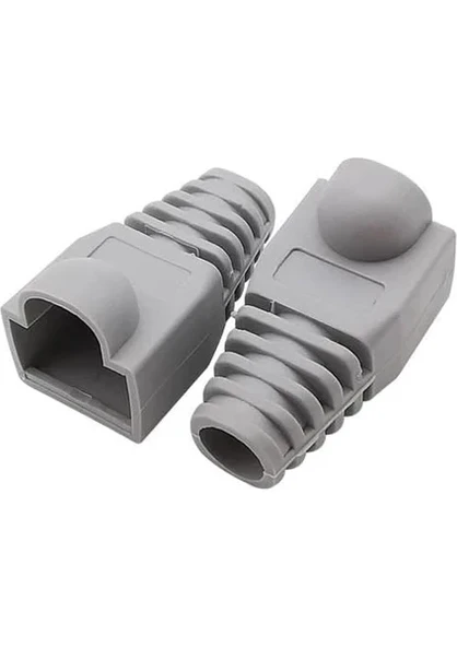 NetDünya Gri Ca5/cat6 RJ45 Koruma Kılıfı, Cat6 Cover 100 Adet