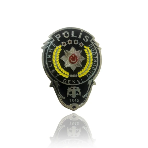 Single Sword Polis Metal Cüzdan Rozeti