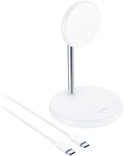 Anker iPhone 12 için PowerWave Manyetik Stant, beyaz A2540G21