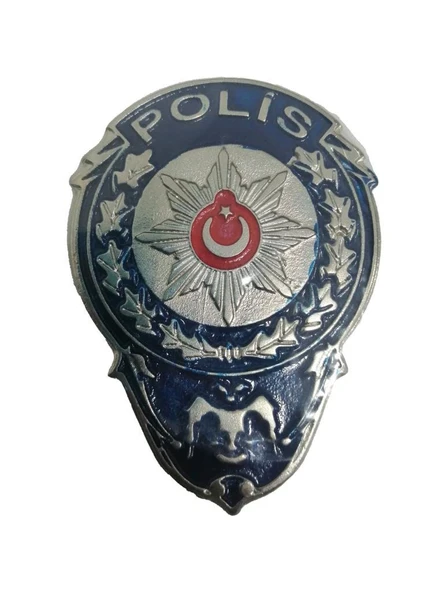 Single Sword Polis Metal Cüzdan Rozeti - 4