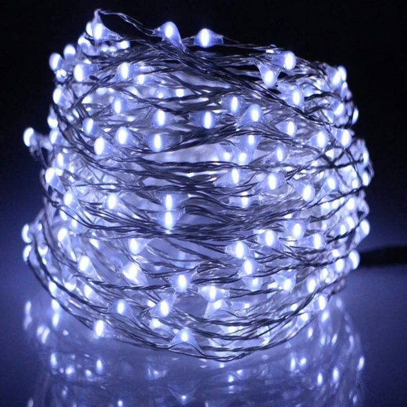 Peri Led Işık 10  Metre BEYAZ Dekor Lambası 100 Ledli - 4