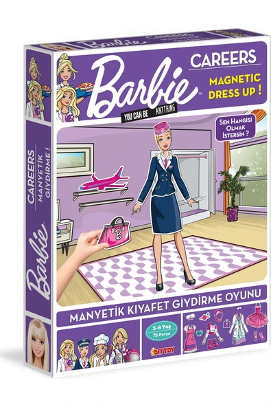 Diytoy Diytoy Manyetik Kıyafet Giydirme Oyunu - Dress Up Career