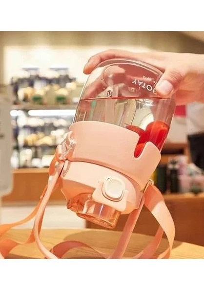 Shotay Hippo Tritan Su Matarası Gri 1050Ml - 6