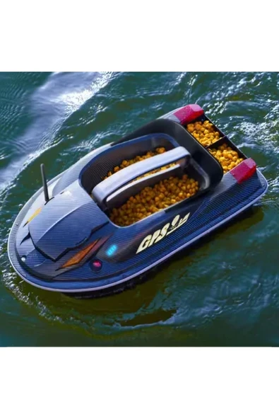 Sazan Yemleme (TEKNE VE BOTU)gps Model Oto Pilot Eve Dönüş Otomotik Hazneler Su Sovutmalı Büyük Boy - 4