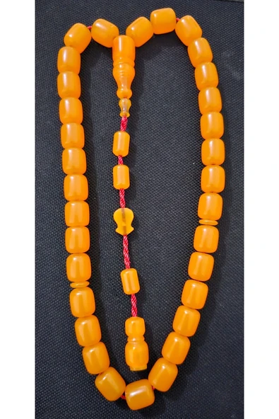 TESPİH KEHRIBAR ÇUBUK ZAR YÜKSEK KALİTELİ TAM ELE GELEN - 3