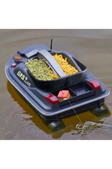Sazan Yemleme (TEKNE VE BOTU)gps Model Tek Kumanda 650 Metre Oto Pilot Eve Dönüş Otomotik Büyük Boy - Resim 3