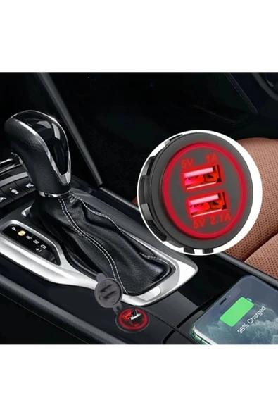 ARAÇ ŞARJ GİRİŞİ USB Lİ VE HIZLI ŞARZ YERİ - 5