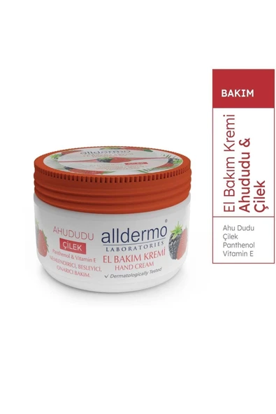 ALLDERMO El Bakım Kremı Ahududu Cılek 250 Ml - 3