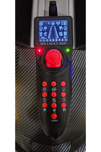 Sazan Yemleme (TEKNE VE BOTU)gps Model Tek Kumanda 650 Metre Oto Pilot Eve Dönüş Otomotik Büyük Boy - Resim 8