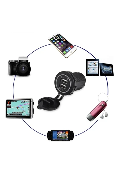 ARAÇ ŞARJ GİRİŞİ USB Lİ VE HIZLI ŞARZ YERİ - 2