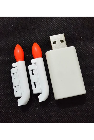 SAZAN YEMLEME OLTA KAMIŞ IŞIK çubuğu şarj edilebilir pille su geçirmez  gece balıkçılığı - 5