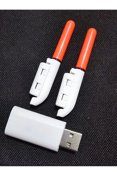 SAZAN YEMLEME OLTA KAMIŞ IŞIK çubuğu şarj edilebilir pille su geçirmez l gece balıkçılığı - 3