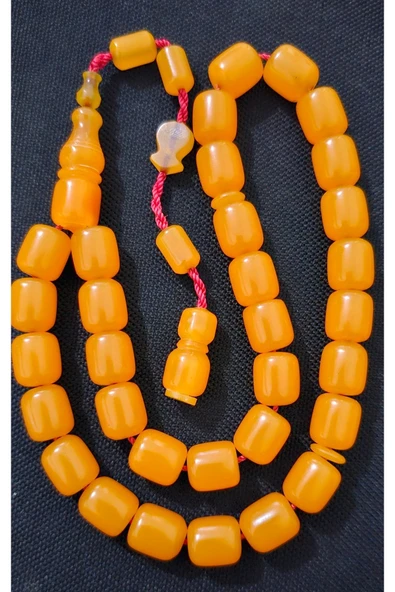 TESPİH KEHRIBAR ÇUBUK ZAR YÜKSEK KALİTELİ TAM ELE GELEN - 6